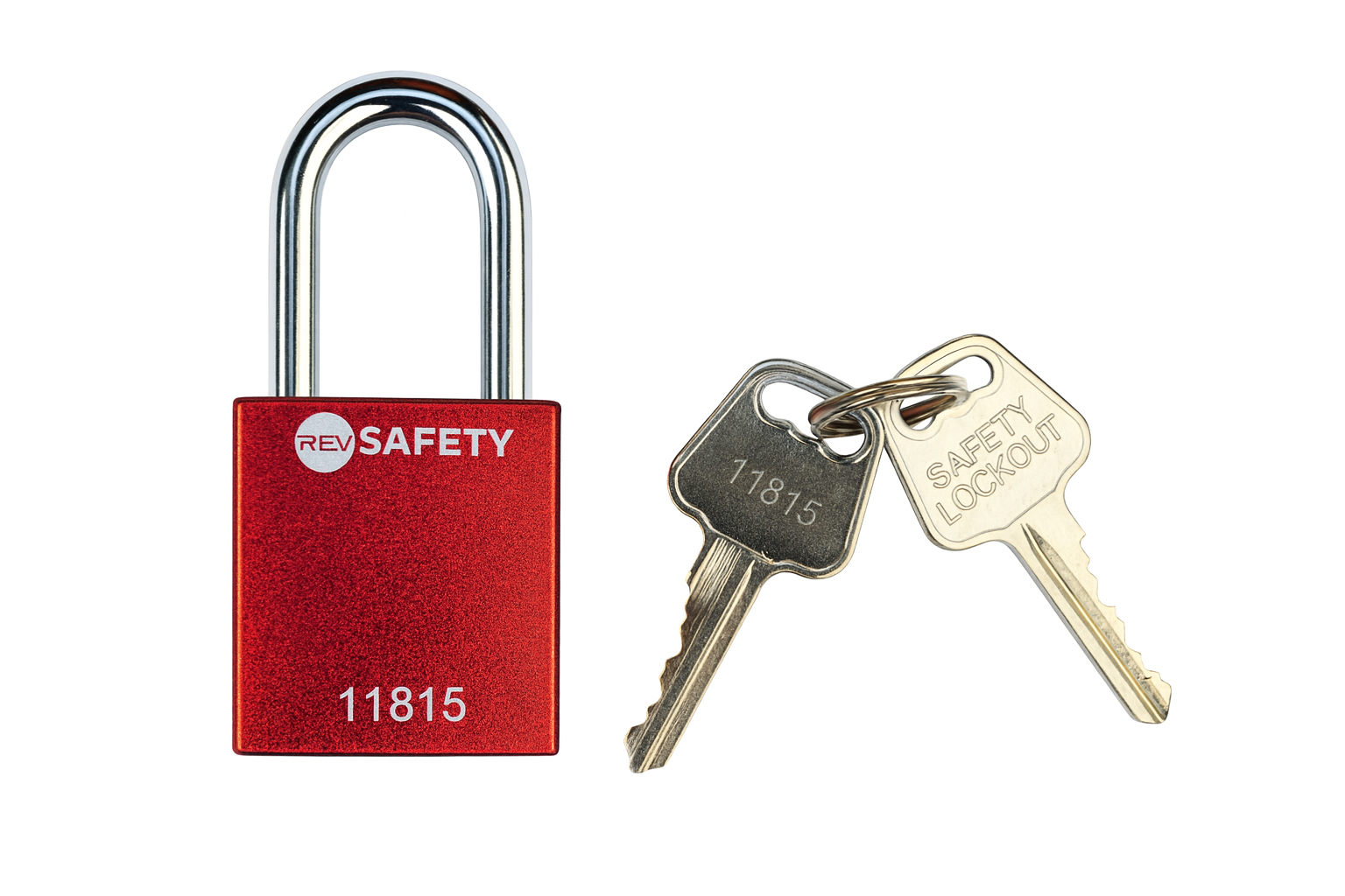 Red Lock Out Locks Aluminum