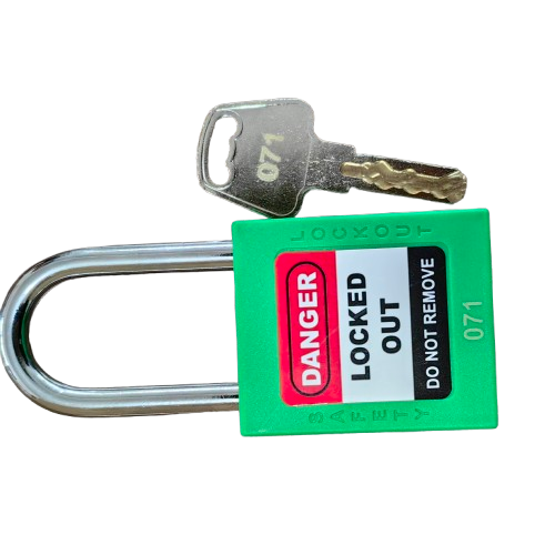 Green Lock Out Locks Plastic
