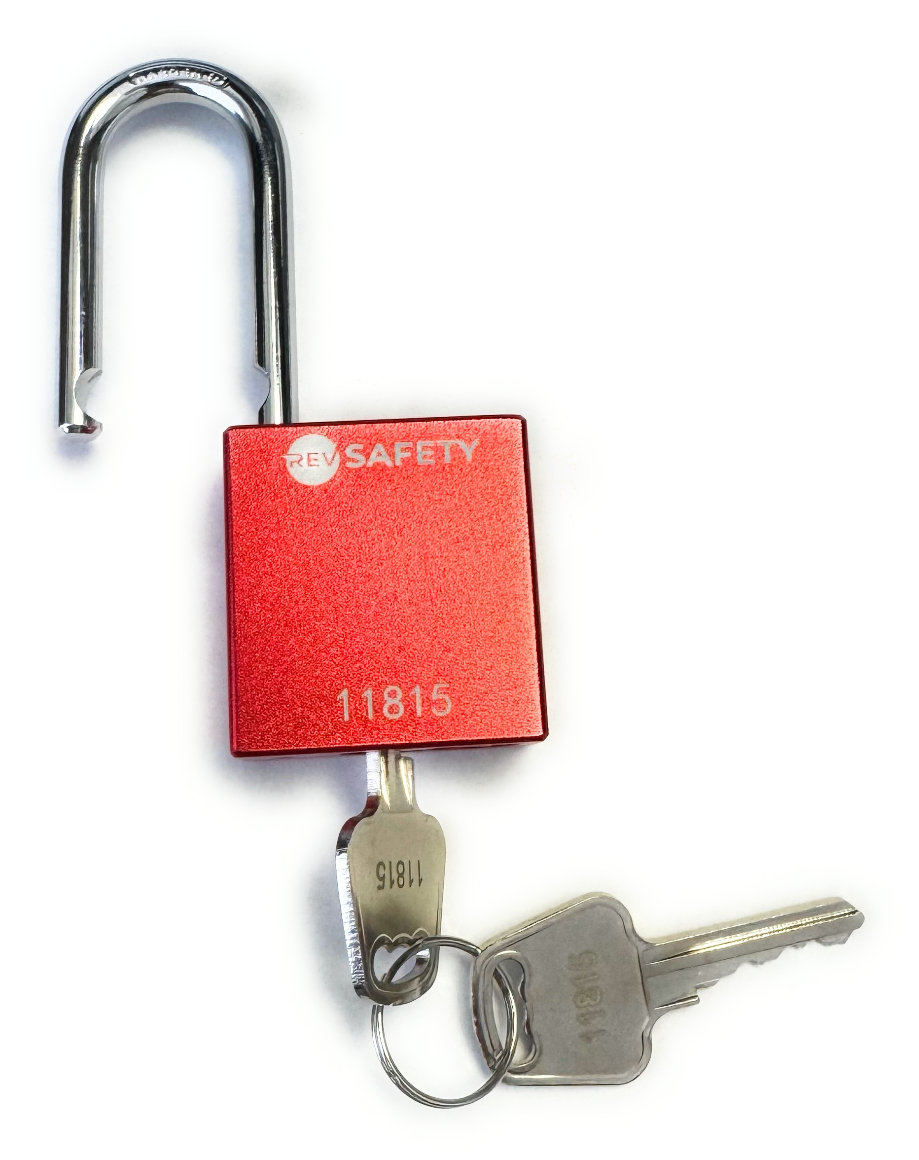 Red Lock Out Locks Aluminum - View 2