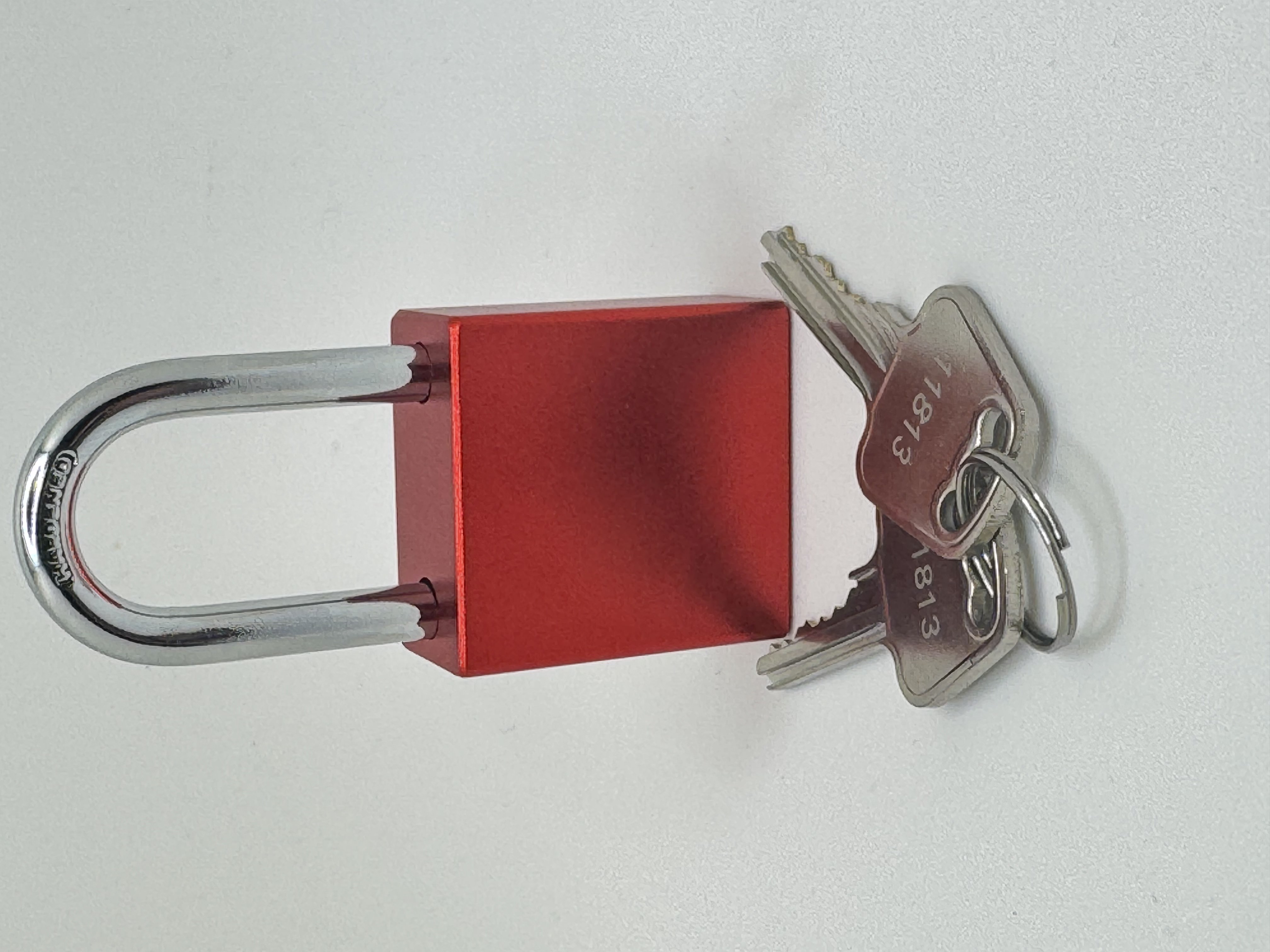 Red Lock Out Locks Aluminum - View 3