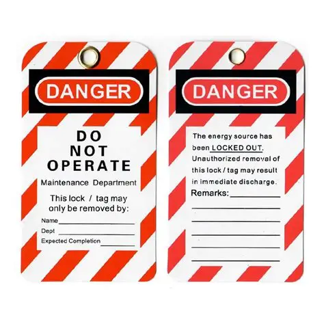 Lockout Tags